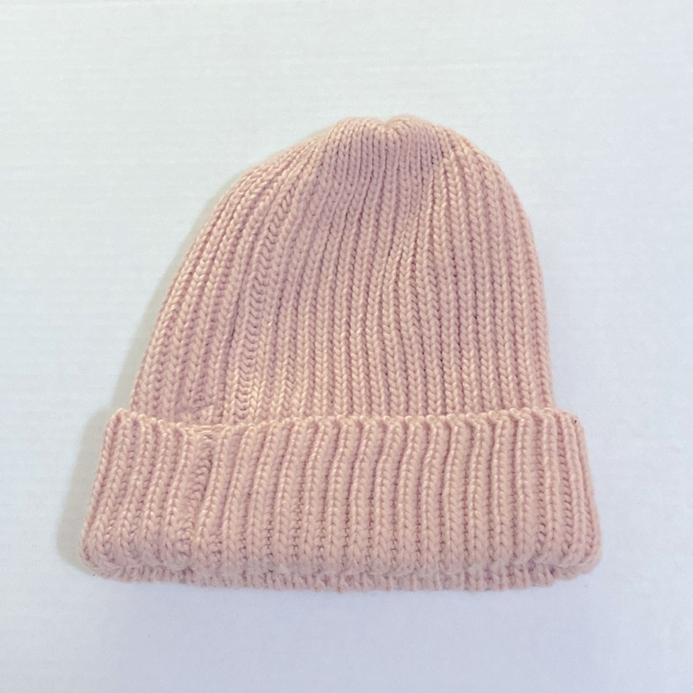 29 Palms Rib Knit Warm Hat with Rhinestone Embellishment Rose Pink One size - Picture 4 of 5